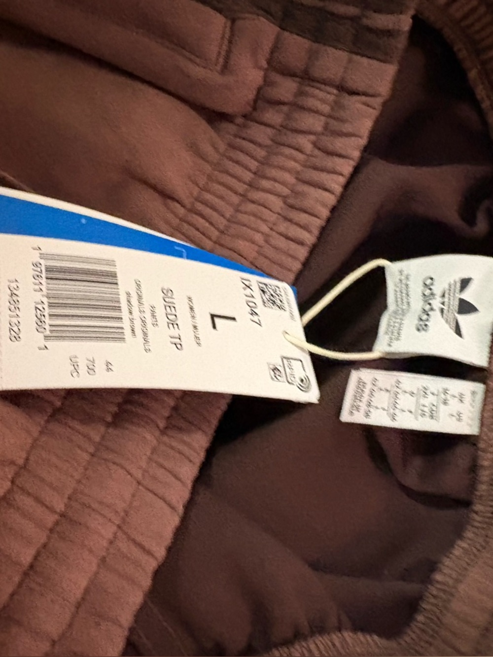 Women's NWT Adidas Originals Adicolor classic suede track pants. - Picture 2 of 4